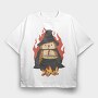 Hedgehog Halloween, Tricou Oversize Barbati (Unisex)
