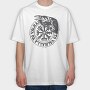 Raven Viking Black, Tricou Oversize Barbati (Unisex)