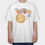 Milky Way Cartoon, Tricou Oversize Barbati (Unisex)
