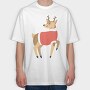 Reindeer Sweater, Tricou Oversize Barbati (Unisex)