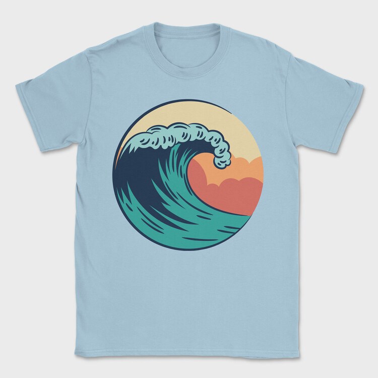 Retro Wave Art Vintage Wave, Tricou Barbati (Unisex)