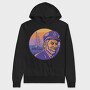 Retro Sunset Ship Captain Boat, Hanorac Oversize Barbati (Unisex)