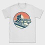 Retro Skiing Enthusiast Be Skiing, Tricou Barbati (Unisex)