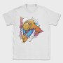 Retro Ski Triangle, Tricou Barbati (Unisex)