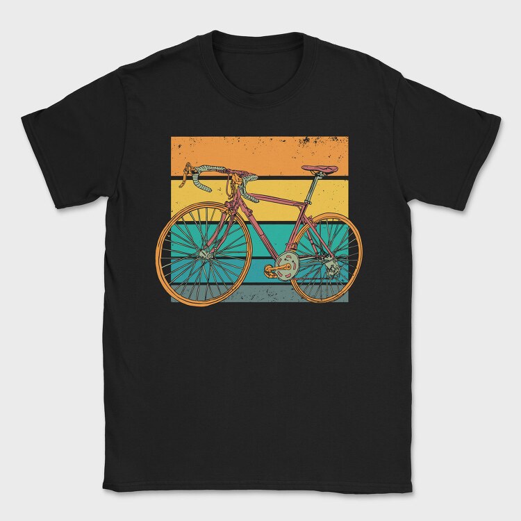 Retro Racing Bike, Tricou Barbati (Unisex)