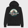 Retro Minimalist Vintage Landscape, Hanorac Oversize Barbati (Unisex)