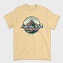 Retro Minimalist Vintage Landscape, Tricou Barbati (Unisex)