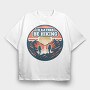Retro Hiking Be Hiking Adventure, Tricou Oversize Barbati (Unisex)