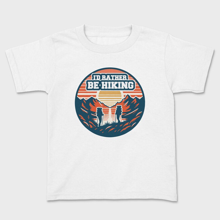 Retro Hiking Be Hiking Adventure, Tricou Copii