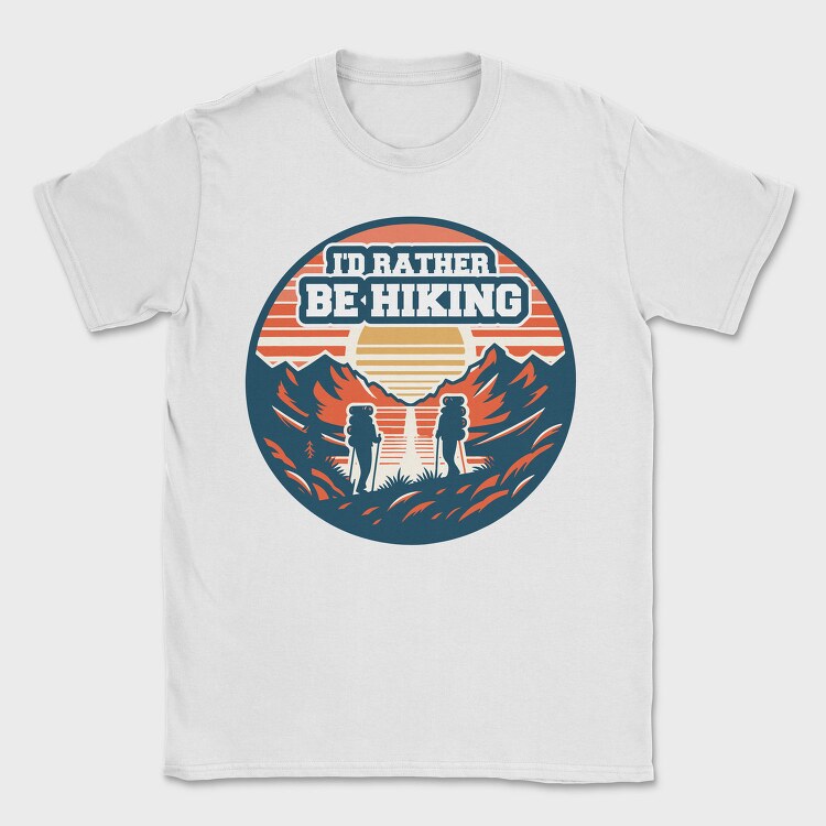 Retro Hiking Be Hiking Adventure, Tricou Barbati (Unisex)