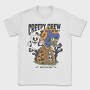 Retro Ghost Halloween Creepy Crew, Tricou Barbati (Unisex)