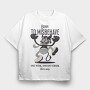 Retro Devil Halloween Cartoon, Tricou Oversize Barbati (Unisex)