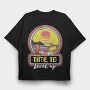 Retro Console Gaming, Tricou Oversize Barbati (Unisex)