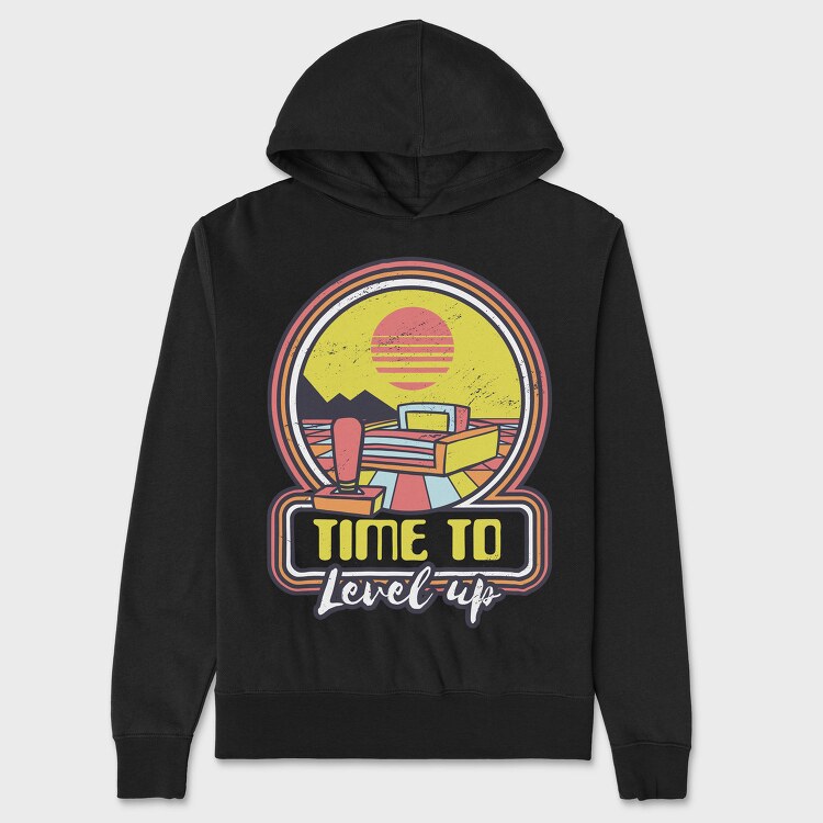 Retro Console Gaming, Hanorac Oversize Barbati (Unisex)
