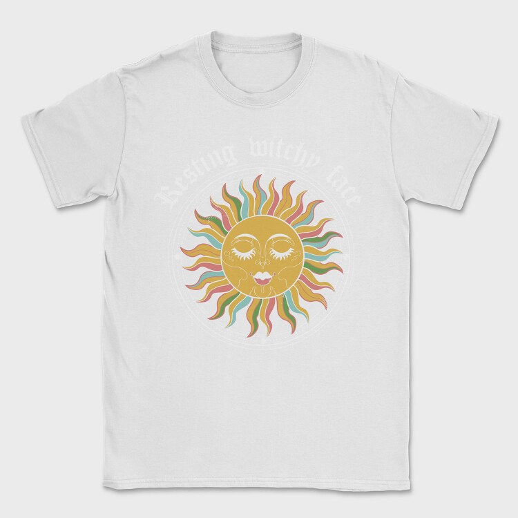 Resting Witchy Face Sun, Tricou Barbati (Unisex)