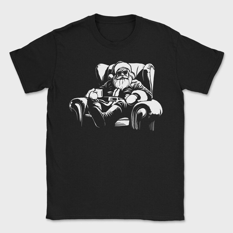 Relaxed Santa Claus Chill Cookie Milk, Tricou Barbati (Unisex)