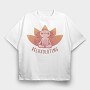 Relax Axolotl Yoga, Tricou Oversize Barbati (Unisex)