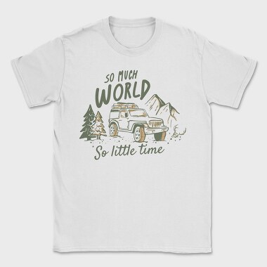 So Much World So Little Time Jeep, Tricou Barbati (Unisex)