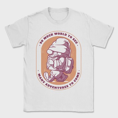 So Much World to See, Tricou Barbati (Unisex)