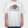 Spider Smiley, Tricou Oversize Barbati (Unisex)
