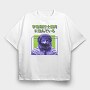 Space Cat, Tricou Oversize Barbati (Unisex)