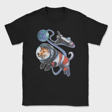 Space Dog Earth, Tricou Barbati (Unisex)