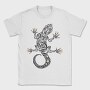Gecko Tribal Art Hawaiian, Tricou Barbati (Unisex)