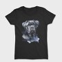 Realistic Bullmastif Dog Portrait, Tricou Femei