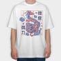 Red Dragon Asian Tote, Tricou Oversize Barbati (Unisex)