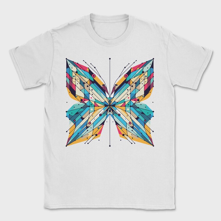 Geometric Butterfly, Tricou Barbati (Unisex)