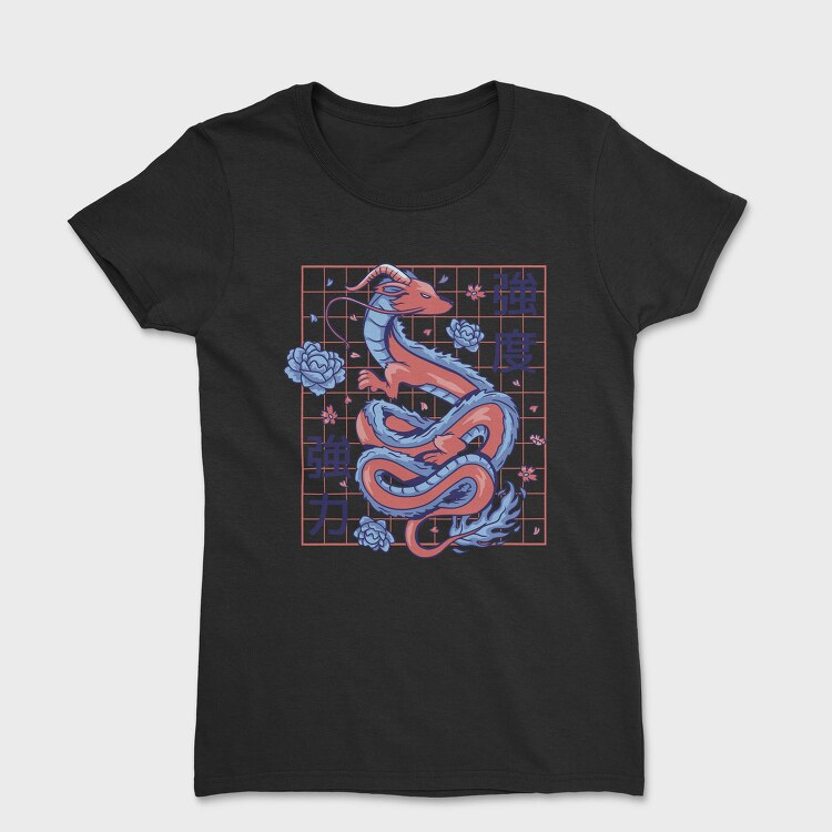 Red Dragon Asian Tote, Tricou Femei