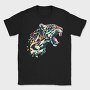 Geometric Jaguar Polygonal, Tricou Barbati (Unisex)