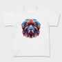 Geometric Newfoundland Dog, Tricou Copii