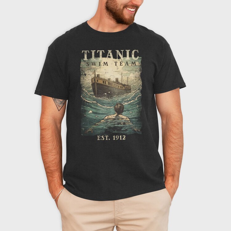 Titanic Swim Team, Tricou Barbati (Unisex)