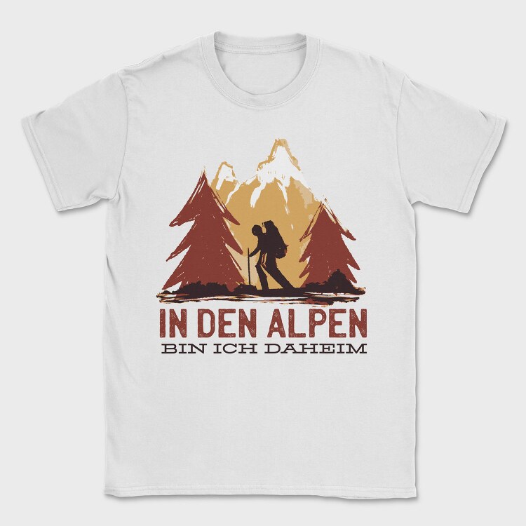 German Alpen Hiking, Tricou Barbati (Unisex)