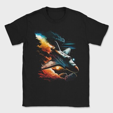 Space Shuttle Colorful, Tricou Barbati (Unisex)