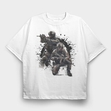 Special Forces Unit, Tricou Oversize Barbati (Unisex)