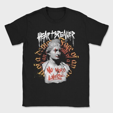 Statue Graffitti Heartbreaker, Tricou Barbati (Unisex)