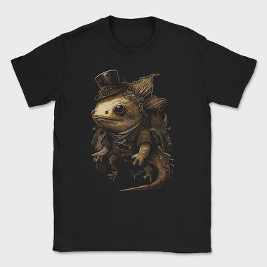 Steampunk Axolotl, Tricou Barbati (Unisex)