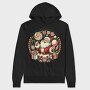 German Christmas Cotton Candy Santa, Hanorac Oversize Barbati (Unisex)