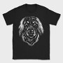 German Dog Breed Hovarwart Head, Tricou Barbati (Unisex)