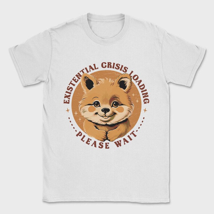 Red Panda Existential Crisis Loading, Tricou Barbati (Unisex)