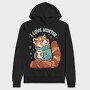 Red Panda Animal Cozy Winter, Hanorac Oversize Barbati (Unisex)