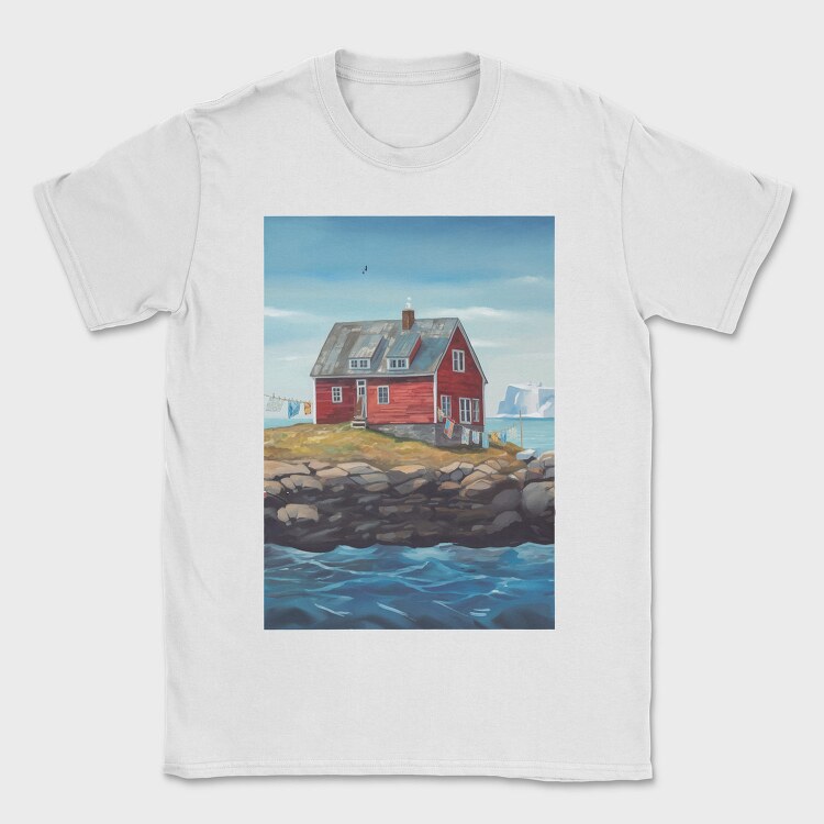 Red House Painting Iceberg Poster, Tricou Barbati (Unisex)