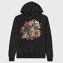 Reaper And Skeletal Horse, Hanorac Oversize Barbati (Unisex)