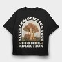 Realistic Morel Mushrooms, Tricou Oversize Barbati (Unisex)