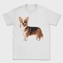 Realistic Corgi, Tricou Barbati (Unisex)