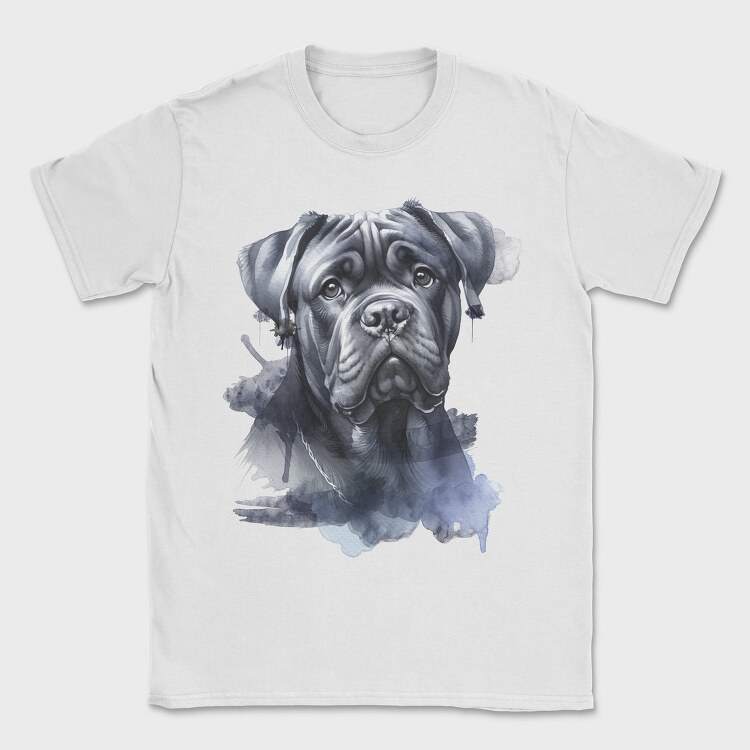 Realistic Bullmastif Dog Portrait, Tricou Barbati (Unisex)