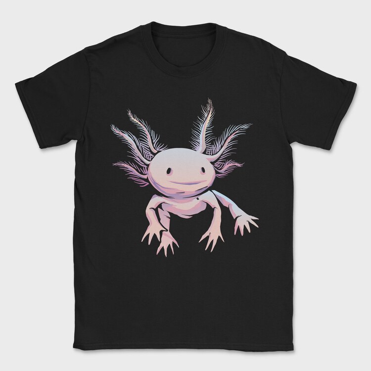 Realistic Axolotl Animal, Tricou Barbati (Unisex)