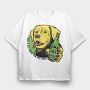 A Beer A Day Keeps Yhe Vet Away, Tricou Oversize Barbati (Unisex)